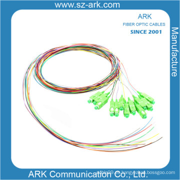 SC APC 12fibers Cable de fibra óptica Singlmode